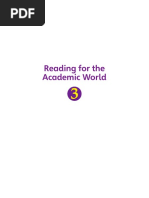 Reading For The Academic World - 3 - SB (SC) - Low PDF