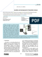 Characterization of Nimesulide and Development of Immediate Release Tablets