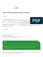 Carta Autorizacion de Medicamentos PDF