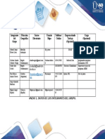 Anexo 1. Datos de Los Integrantes Del Grupo