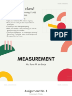 Discussion On Measurement PDF