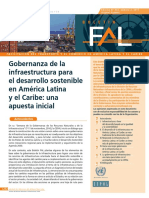 Gobernanza de la infraestructura para el desarrollo sostenible en america latina CEPAL