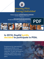 Situating Pisa Within Sulong Edukalidad: Leonor Magtolis Briones