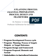 PROGRAM PLANNING PROCESS Chapter 4