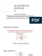Clase 7.2 Capacidades Caloríficas y Calores Específicos PDF