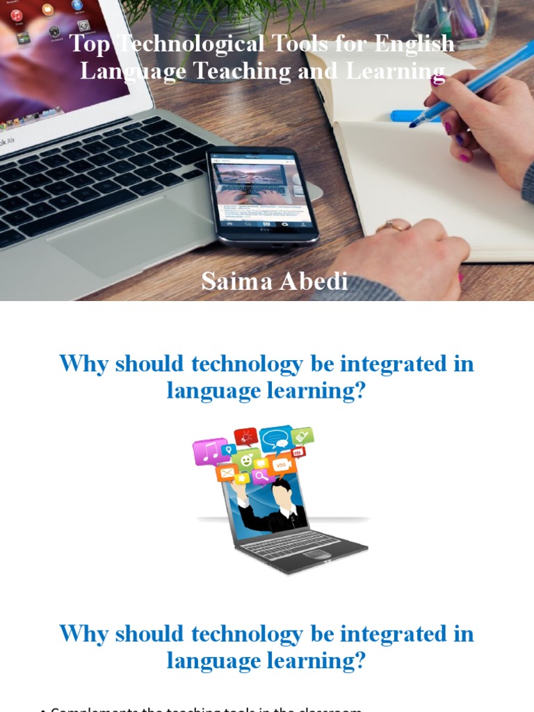 Top Technological Tools For English Language Teaching and | PDF ...