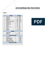 Techo 1er Nivel PDF