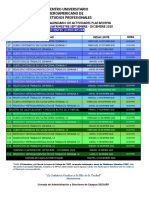 2A Calendario Académico Plataforma Docentes LICENCIATURA SEP-DIC 2020