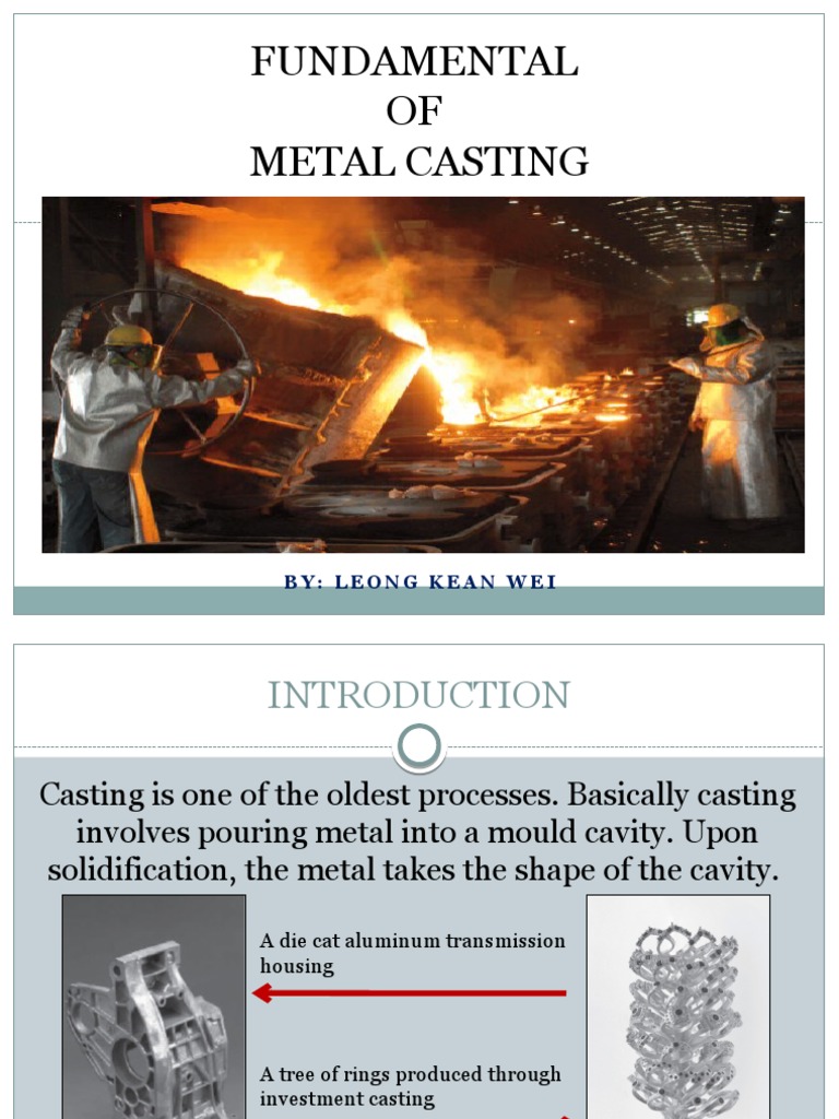 Fundamentals of Metal Casting | PDF | Casting (Metalworking) | Metals