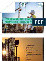 Permenaker No. 5 Tahun 2018 Tentang K3 Lingkungan Kerja PDF