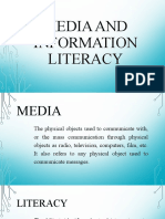 Media and Information Literacy