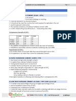 Bce - Types of Cement