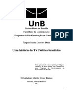 Tese Historia Da TV Publica No Brasil PDF