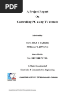 Download Report on PC Control Using Tv Remot by Keyur Patel SN48507301 doc pdf