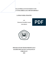 Kerja Praktek COVER Muhammad Fuhaidillah PDF