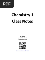 Notes Chemistry 1