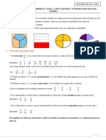 Unidad2 Fracciones. Numeros Decimales