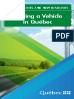 Driving A Vehicle in Québec: Non-Residents and New Residents