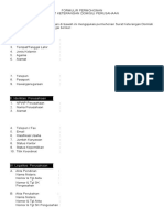 Contoh Formulir Pendukung (1)