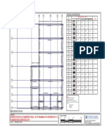 Schedule of ground beam reinforcement