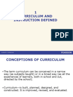 1 Curriculum and Instruction Defined