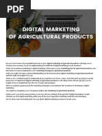 Digital Marketing of Agricultural Products