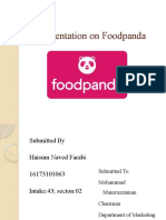 Presentation On Foodpanda
