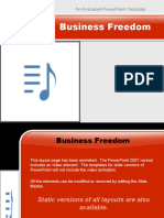 Business Freedom: An Animated Powerpoint Template