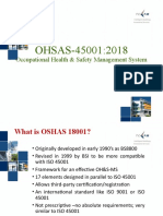 OHSAS-45001:2018: Occupational Health & Safety Management System