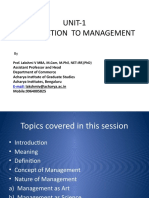 UNIT-1 introduction to management