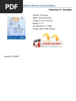 Writing Windows Device Drivers Yashavant P 33551368 PDF