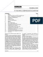 An Overview of The Mpeg Compression Algorithm: Technical Note