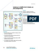 The Impact of Mutations in Sars-Cov-2 Spike On Viral Infectivity and Antigenicity