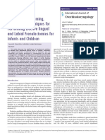 The Indications, Timing, and Surgical Techniques For Performing Elective Lingual and Labial Frenulectomies For Infants and Children