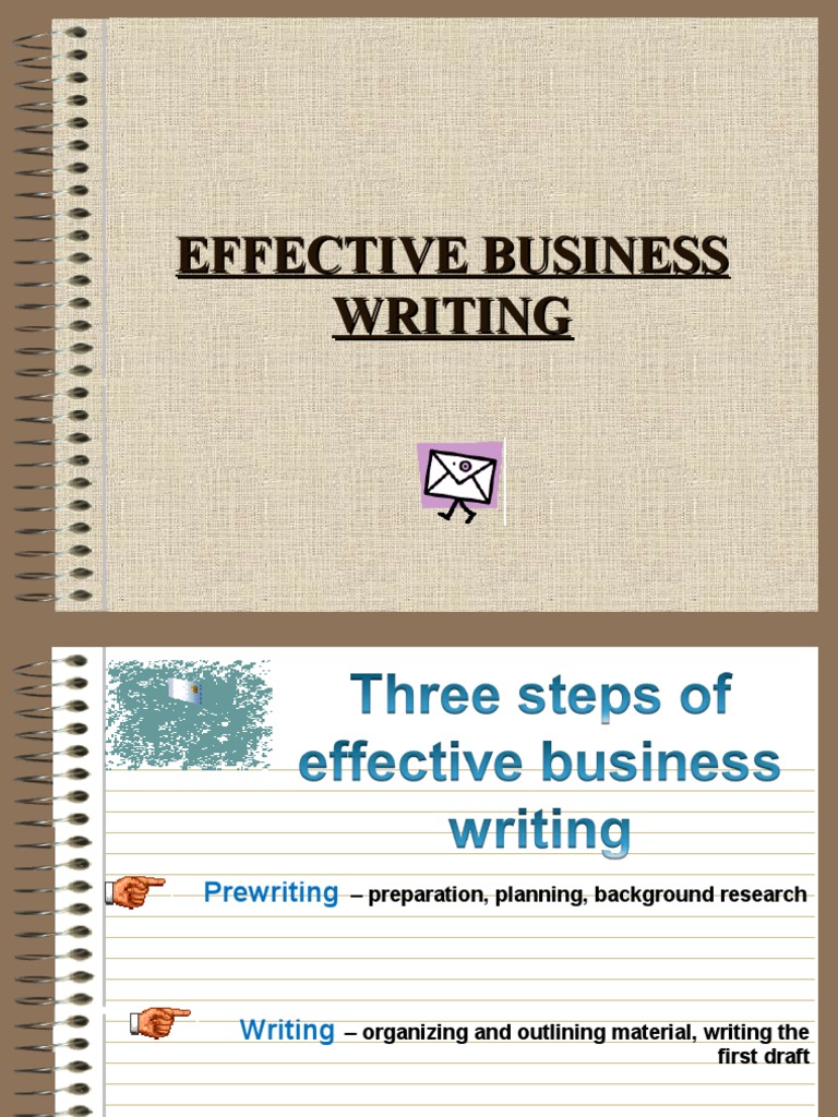 Effective Business Writing Guide | PDF | Human Communication ...
