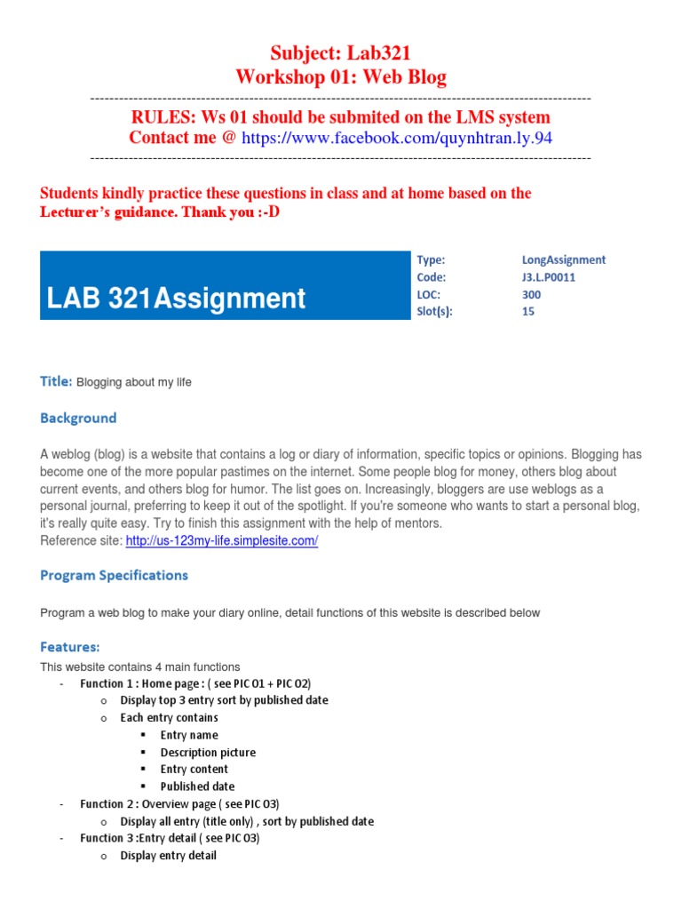 Web Blog Development Assignment | PDF | Microsoft Sql Server | Databases