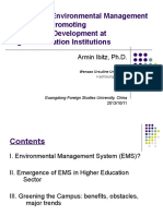 The Role of Environmental Management Systems in Promoting Sustainable Development at Higher Education Institutions