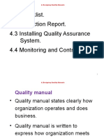 Designing Quality Manual