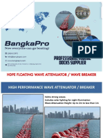 Hdpe Floating Wave Attenuator / Wave Breaker