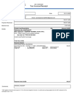 Visa Fee InvoiceReceipt PDF