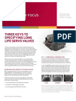 Technology Focus: Three Keys To Specifying Long Life Servo Valves