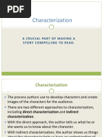 Characterization MYP Notes