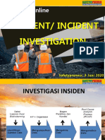 18 - Investigasi Kecelakaan - Incident Investigation-Webinar Online 2020 PDF