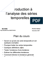 Introduction À L'analyse Des Séries Temporelles