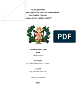 Policía Boliviana Dirección Nacional de Instrucción Y Enseñanza Universidad Policial "Mcal - Antonio Jose de Sucre