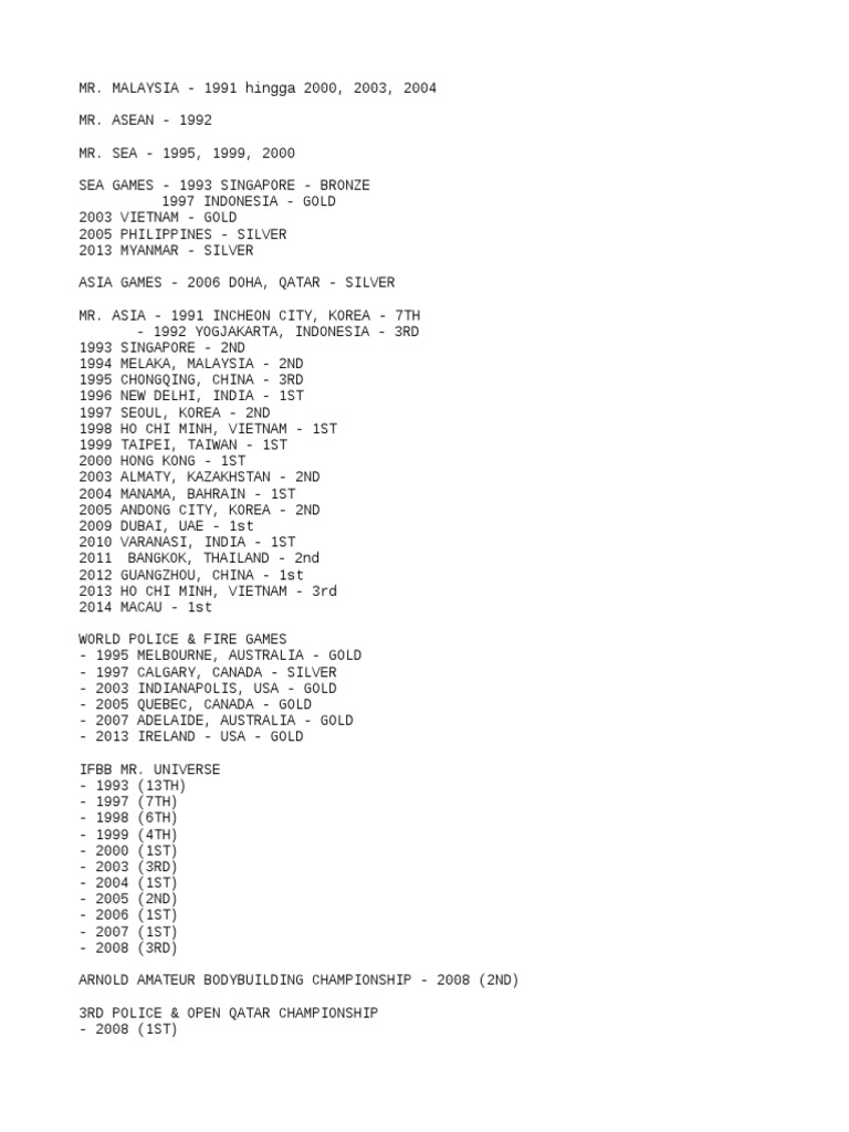 Archivement Pdf Weight Training Sports