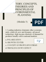 History, Concepts, Theories and Principles of Environmental Planning