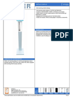 Self-Standing Metalic Display