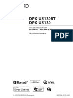 DPX-U5130BT DPX-U5130: Instruction Manual