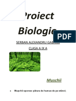 Proiect Biologie